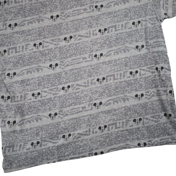 Vintage Disney Allover Mickey Print T Shirt - Picture 3 of 10